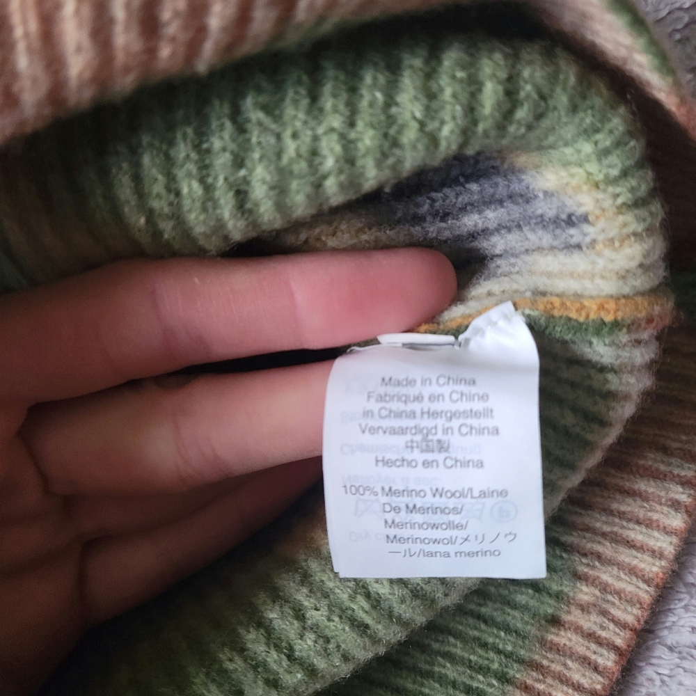 Madewell Cottontail Camo Wide-Sleeve Sweater (XS) - Picture 7 of 7